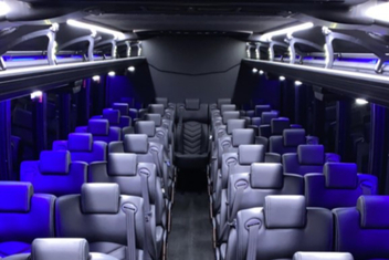 Haverhill Charter Bus Interior