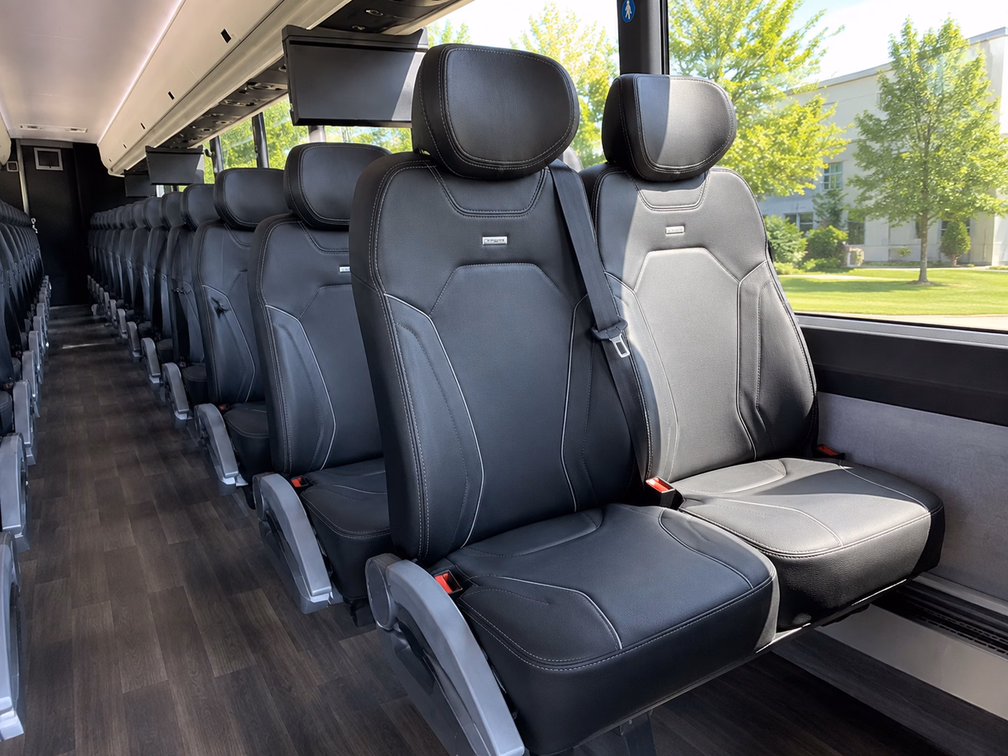haverhill charter bus rental interior