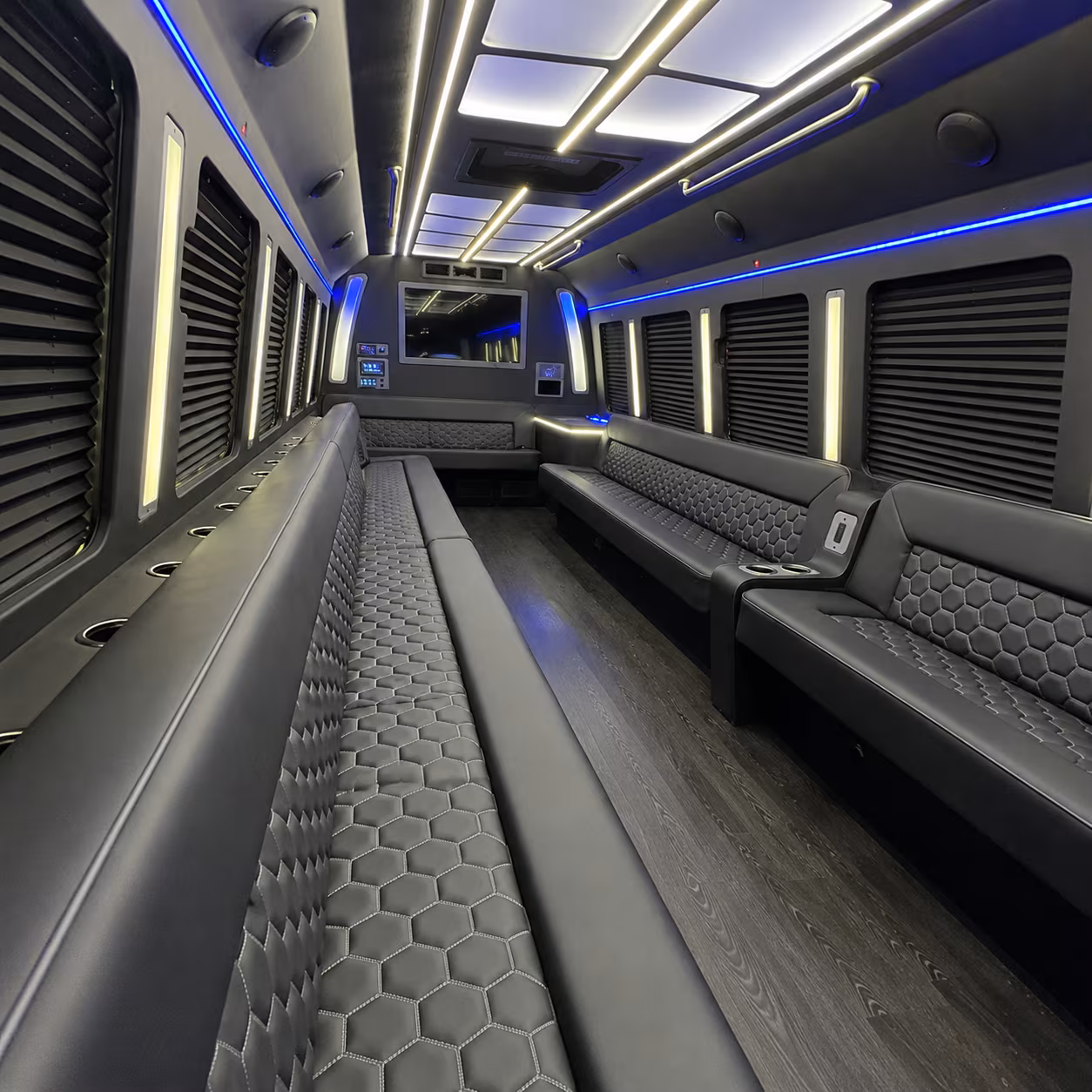 haverhill party bus rental interior